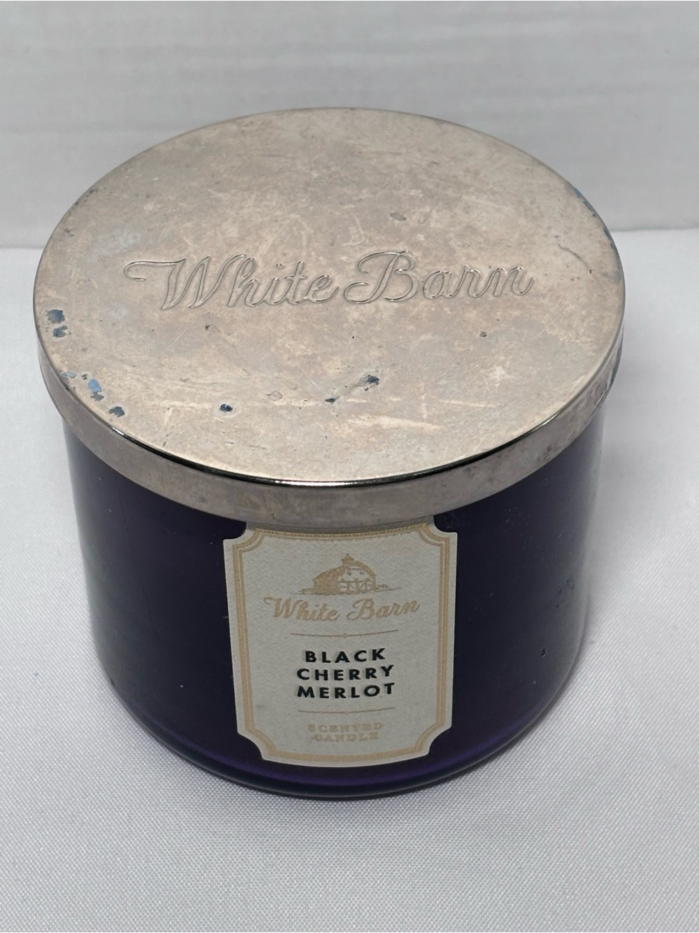 White Barn Black Cherry Merlot 3-Wick Jar Candle